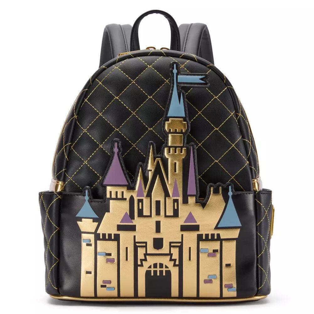 Sleeping Beauty Castle Loungefly Mini Backpack – Disneyland 70th Anniversary NWT
